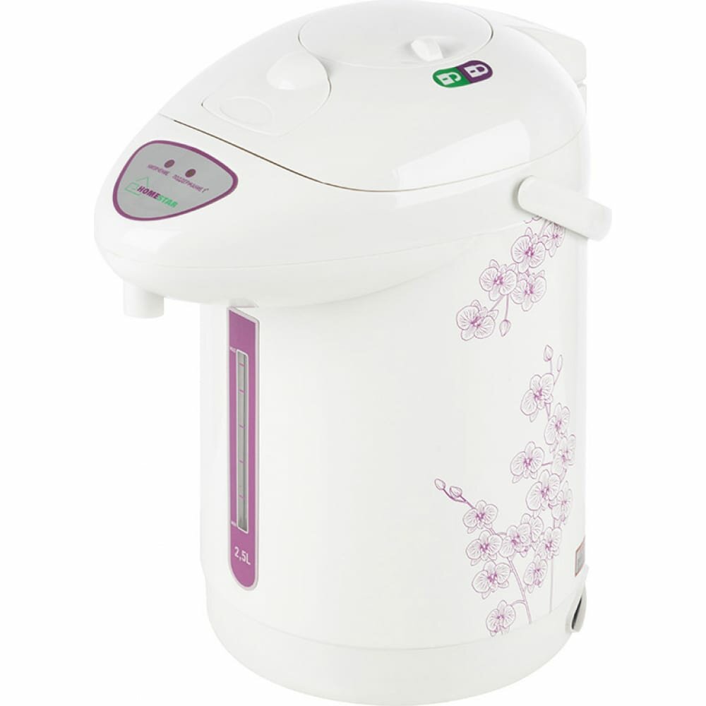 Термопот HOMESTAR HS-5001 "Фиолетовые цветы", 750Вт, 2,5л БИТ - фото №11
