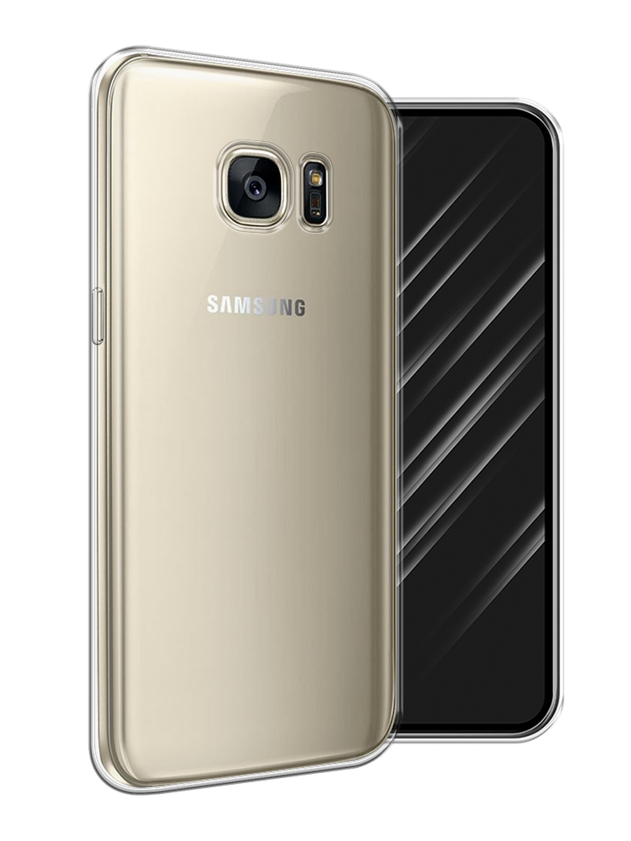 Силиконовый чехол на Samsung Galaxy S7 / Самсунг Галакси S7, прозрачный