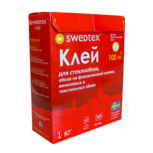 Swedtex / Шведтекс Клей сухой для стеклообоев 1кг