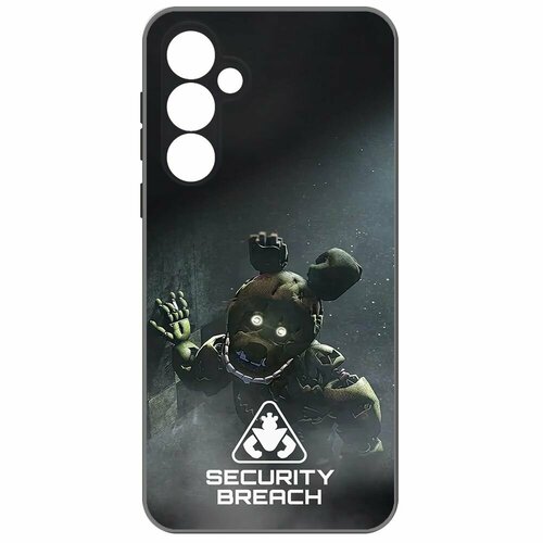 Чехол-накладка Krutoff Soft Case фнаф (FNAF) - Нарушение безопасности для Samsung Galaxy S23 FE черный чехол накладка krutoff soft case фнаф fnaf нарушение безопасности для samsung galaxy s24 черный