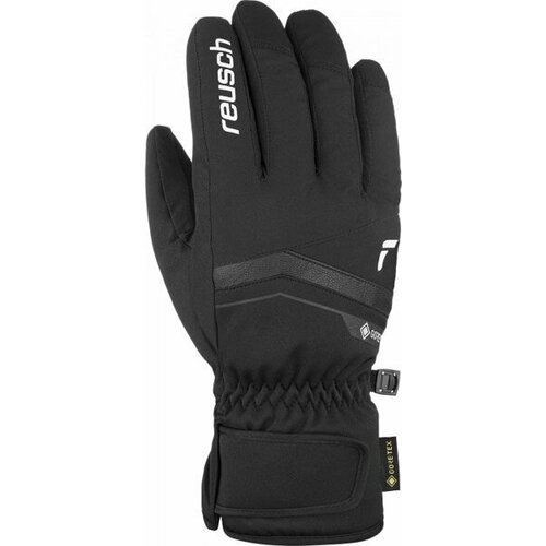 Перчатки Reusch, размер 10.5, черный, белый