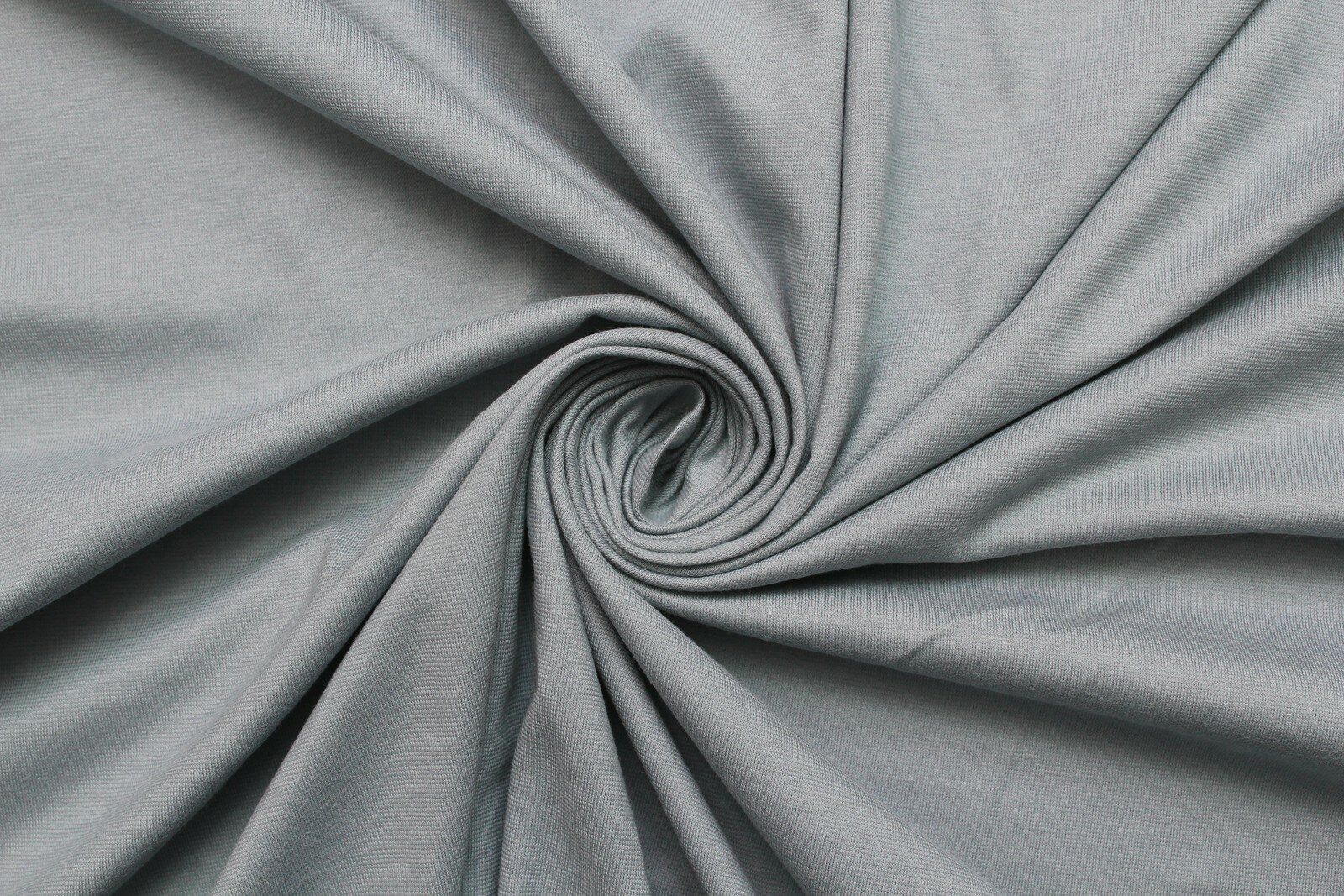 Ткань Трикотаж стрейч ментолово-серый, ш174см, 0,5 м