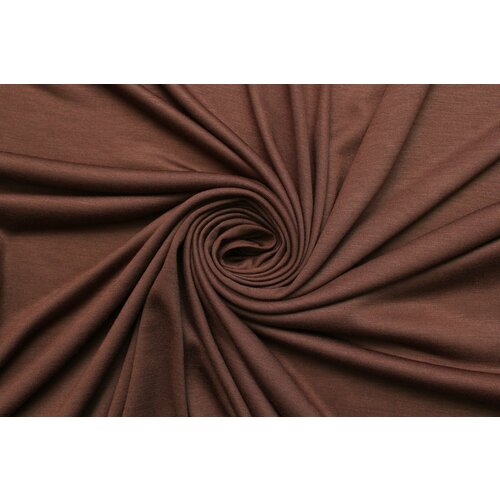 Ткань Трикотаж стрейч матовый коричневато-оливковый, ш150см, 0,5 м