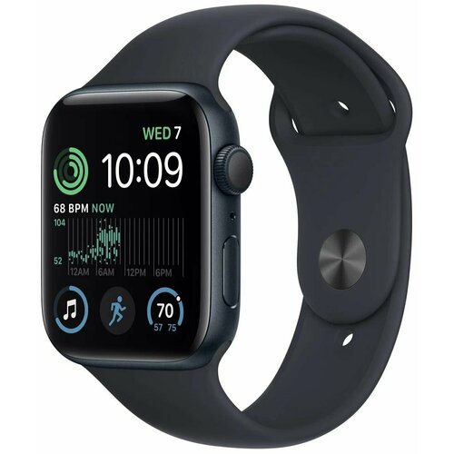 Умные часы Apple Watch Series SE Gen 2 2023 44 мм Aluminium Case GPS midnight Sport Band 3207000₽