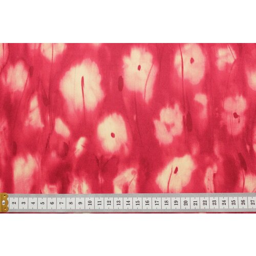 Ткань Трикотажное полотно в розовато-абрикосовых тонах, 280 г/пм, ш132см, 0,5 м