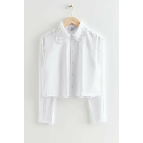 фото Рубашка , размер 40, белый h&m / other stories