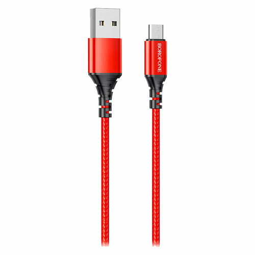 Дата-кабель USB универсальный MicroUSB Borofone BX54 (красный) дата кабель usb универсальный type c borofone bx54 красный