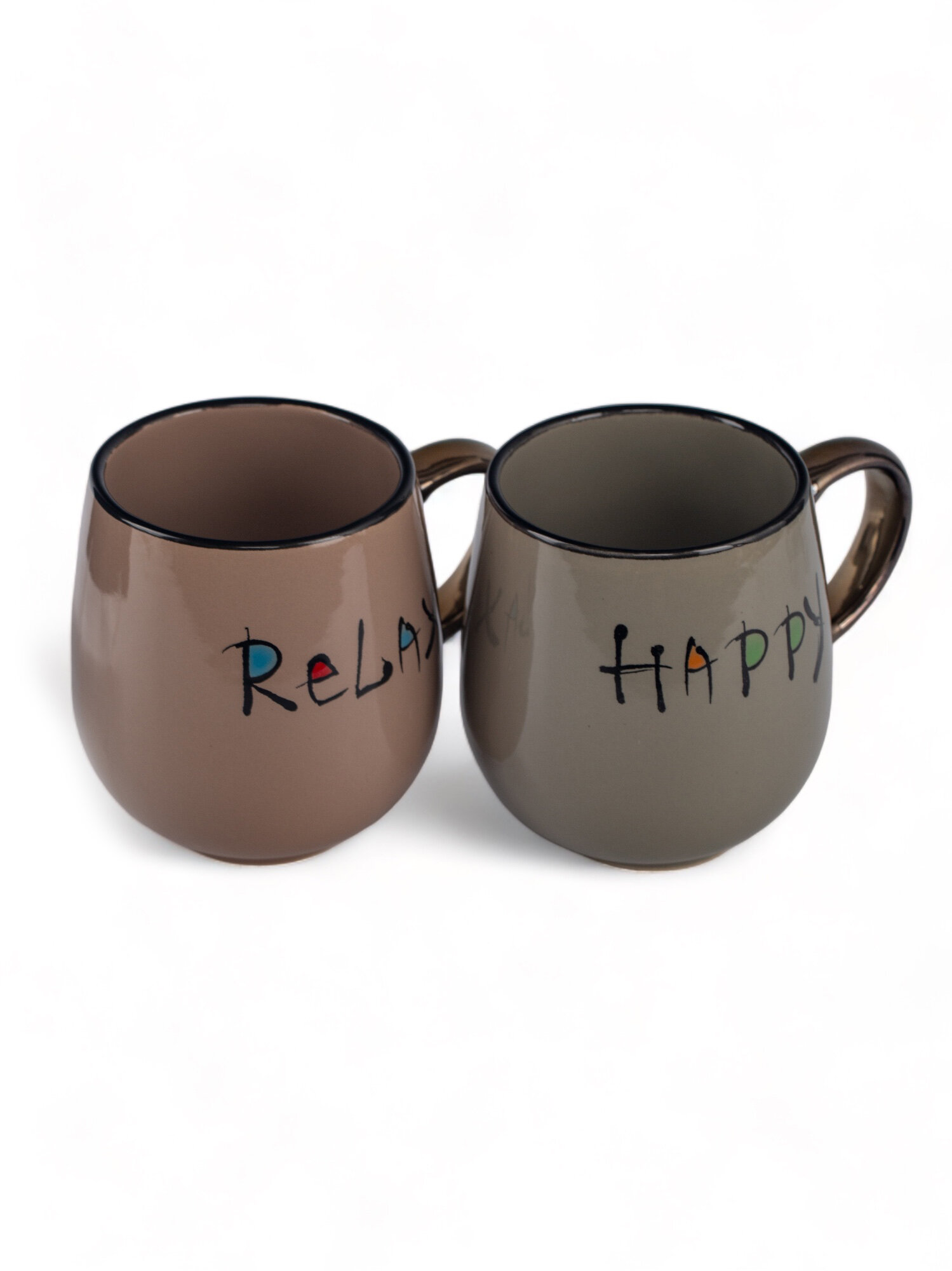 Кружка для чая и кофе DOMENIK EMOTIONS, 450 мл, из керамики, 1 шт.