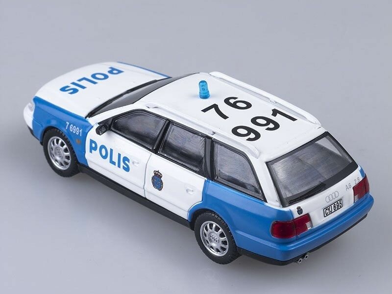Масштабная модель Audi A6 Avant, Полиция Швеции — фото 1