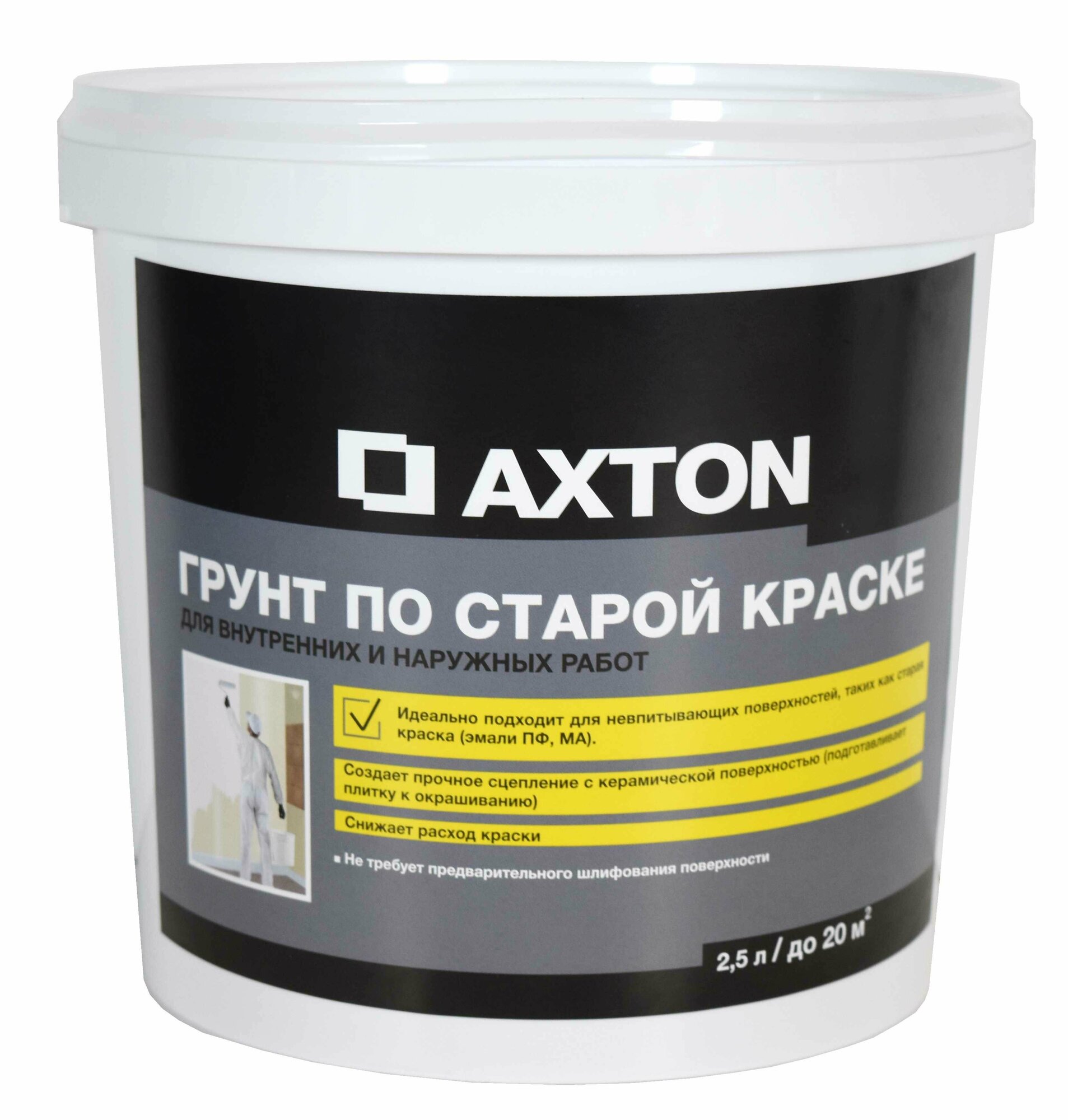 Грунтовка по старой краске Axton 2.5 л