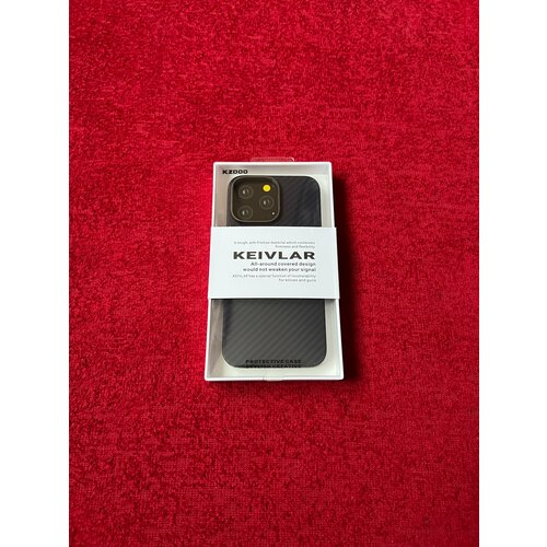 Чехол для iPhone 14 Pro Max KZDOO KEIVLAR, темно- фиолетовый кевларовая накладка kzdoo keivlar для apple iphone 15 pro черная