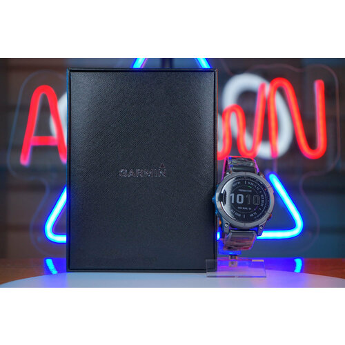 Garmin Fenix 7 Sapphire Solar - Carbon Gray DLC Titanium with Titanium DLC Bracelet 010-02540-39 11605200₽