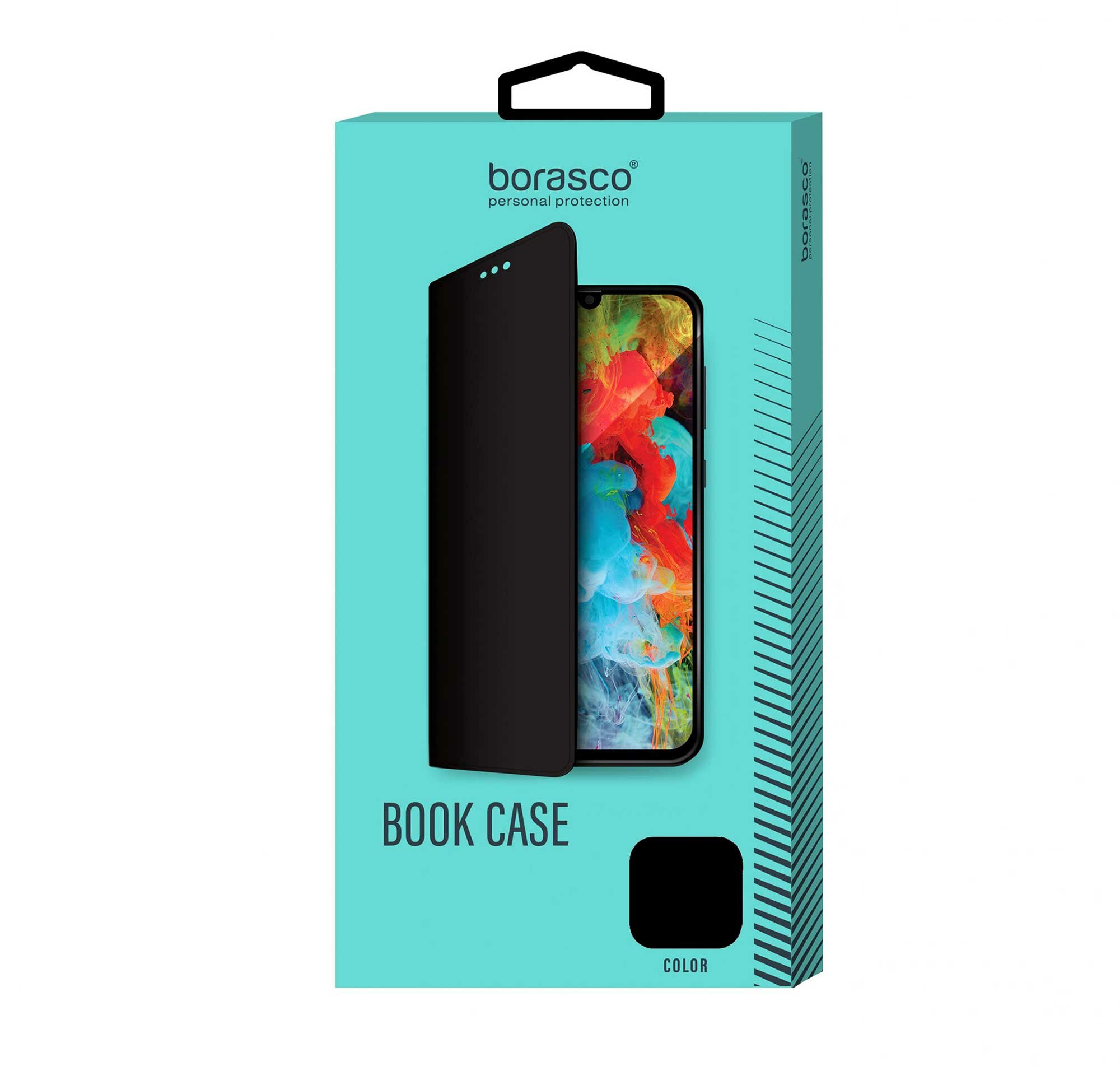 Чехол BoraSCO Book Case для Infinix Note 12 (G88) черный - фото №3