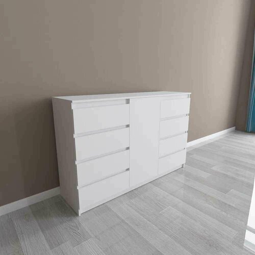 Комод Франц 8 ящ Белый гладкий 20000₽