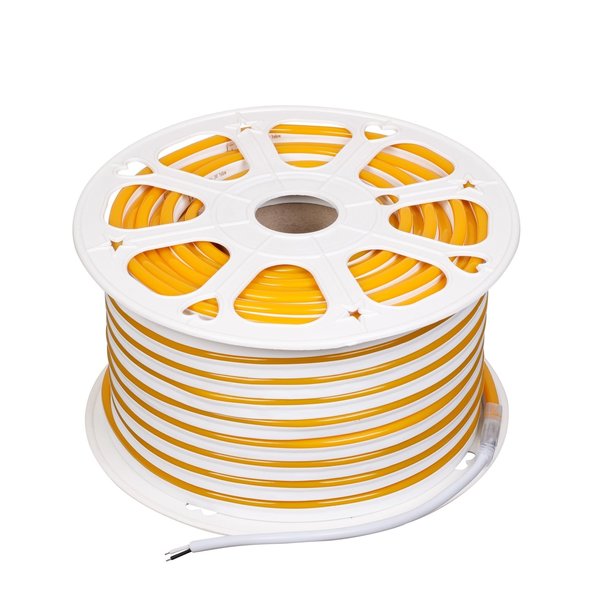 Гибкий неон Arlight 6W/m 108LED/m 2835SMD желтый 50M ARL-Neon-1608YH-Side 24V Yellow / - фото №4