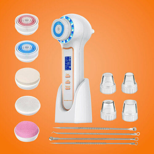 Электрическая щетка для вакуумной очистки пор и LED-терапии Dykemann Hautreinigung G-09 600000₽