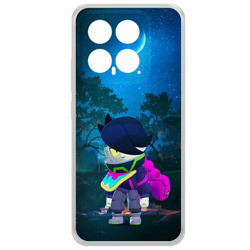 Чехол-накладка Krutoff Clear Case Brawl Stars-Орочи Эдгар для Xiaomi 14 чехол накладка krutoff clear case brawl stars орочи эдгар для huawei mate 60 pro