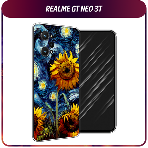 Силиконовый чехол на Realme GT Neo 3T/GT Neo 2 / Реалми GT Neo 3T Цветы Ван Гога силиконовый чехол на realme gt neo 3t neo 2 реалми gt neo 3t neo 2 криминальное чтиво 1