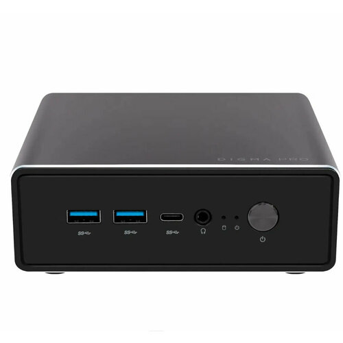 Неттоп Digma Pro Minimax U1 i3 1220P (1.5) 16Gb SSD512Gb UHDG CR Windows 11 Professional GbitEth WiFi BT 60W темно-серый/черный (DPP3-ADXW01)
