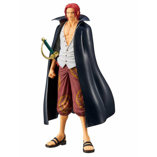 Фигурка Banpresto One Piece Dxf The Grandline Men Shanks 4983164189483 men s solid color tight one piece shorts long sleeve sexy crew neck one piece clothes new buttons pajamas home clothes