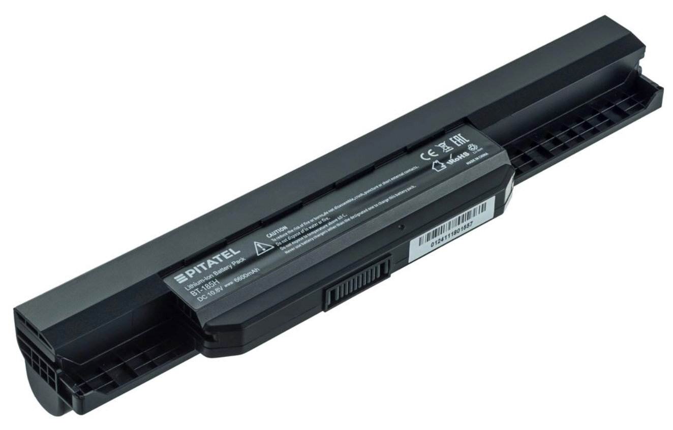 Аккумулятор усиленный Pitatel для Asus K43SJ 6600mAh