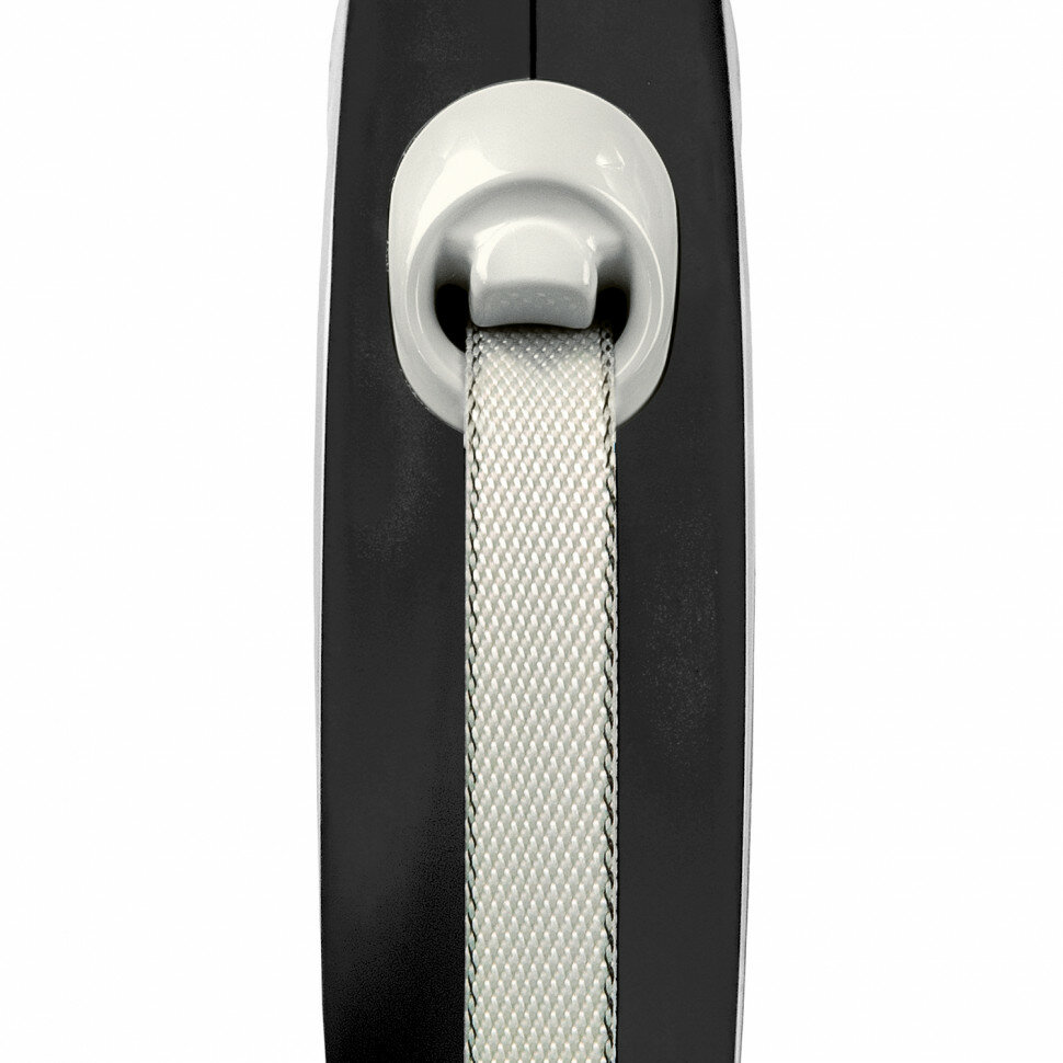 FLEXI New LINE Comfort XS Поводок-рулетка серый/розовый,лента 3м до 12кг - фото №15