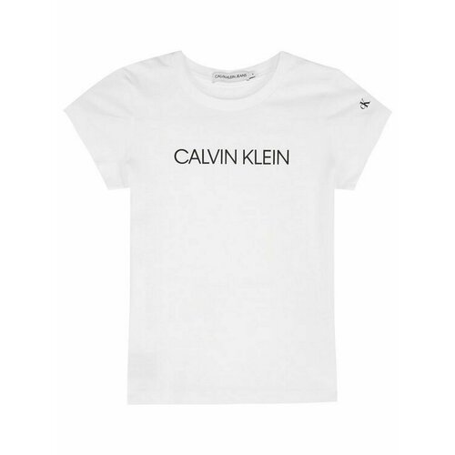 фото Футболка calvin klein jeans, размер 10 [mety], белый