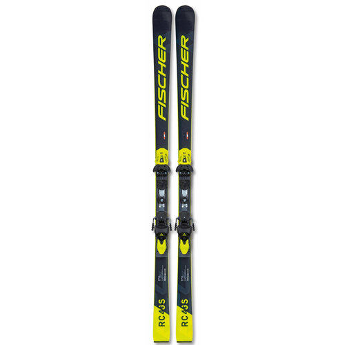 Горные лыжи Fischer RC4 WORLDCUP GS JR. M/O-PLATE (130-170), рост. 130 горные лыжи fischer rc4 wc jr m o jr rc4 z9 22 23