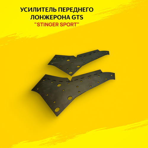 Усилитель переднего лонжерона GTS для ам ВАЗ 2101-07 2шт толщина 2мм - Stinger sport арт ST04372 3514₽