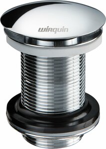 Выпуск Wirquin 30723104 "QUICK CLAC" без отверстия для перелива L75мм