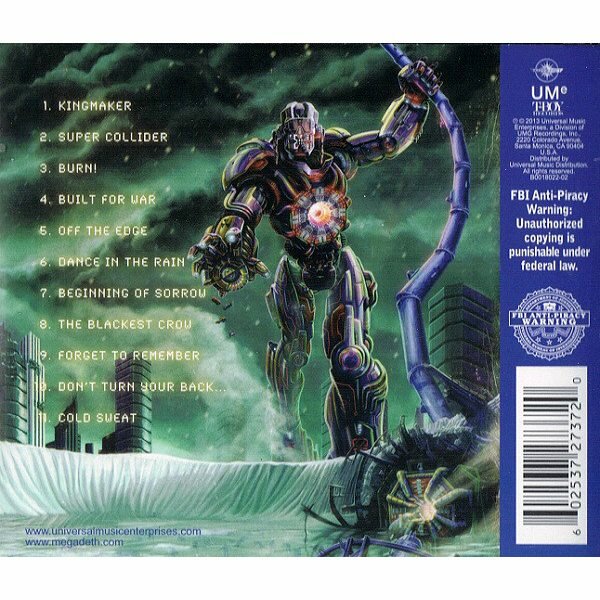 Компакт диск Universal Megadeth - Super Collider (CD) Медиа - фото №3