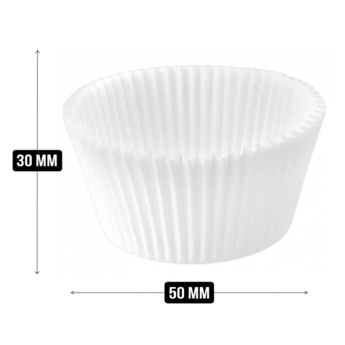 Капсулы бумажные белые 50 x 30 мм 1000 шт 804₽