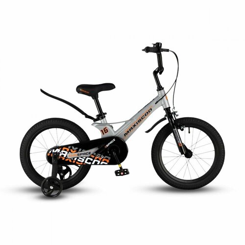 Детский велосипед MAXISCOO Space Standart 16 серый жемчуг 2024 1810000₽