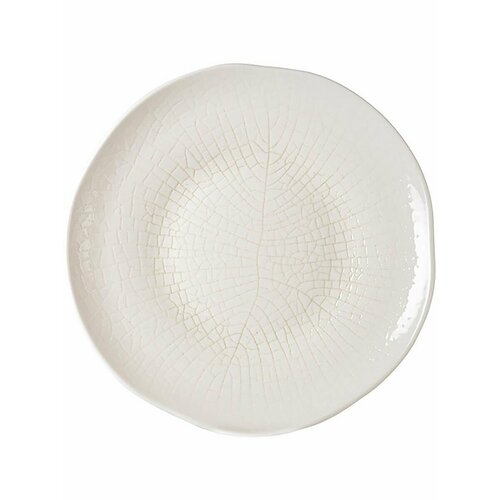 Блюдо для подачи изогнутое фарфоровое сервировочное