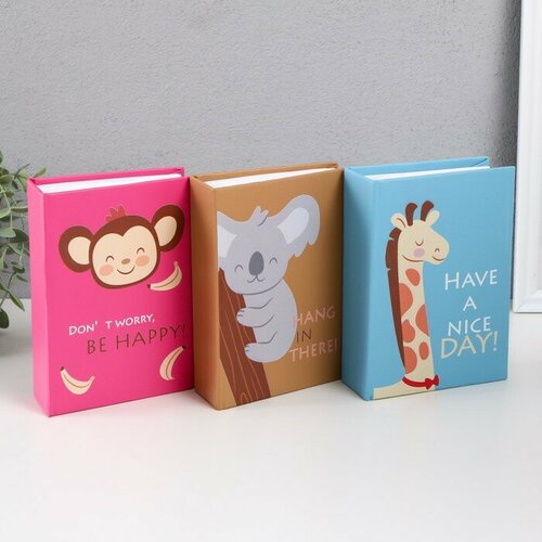 Фотоальбом на 100 фото 10х15 см Милая зверушка кожзам микс 5х125х17 см 883₽