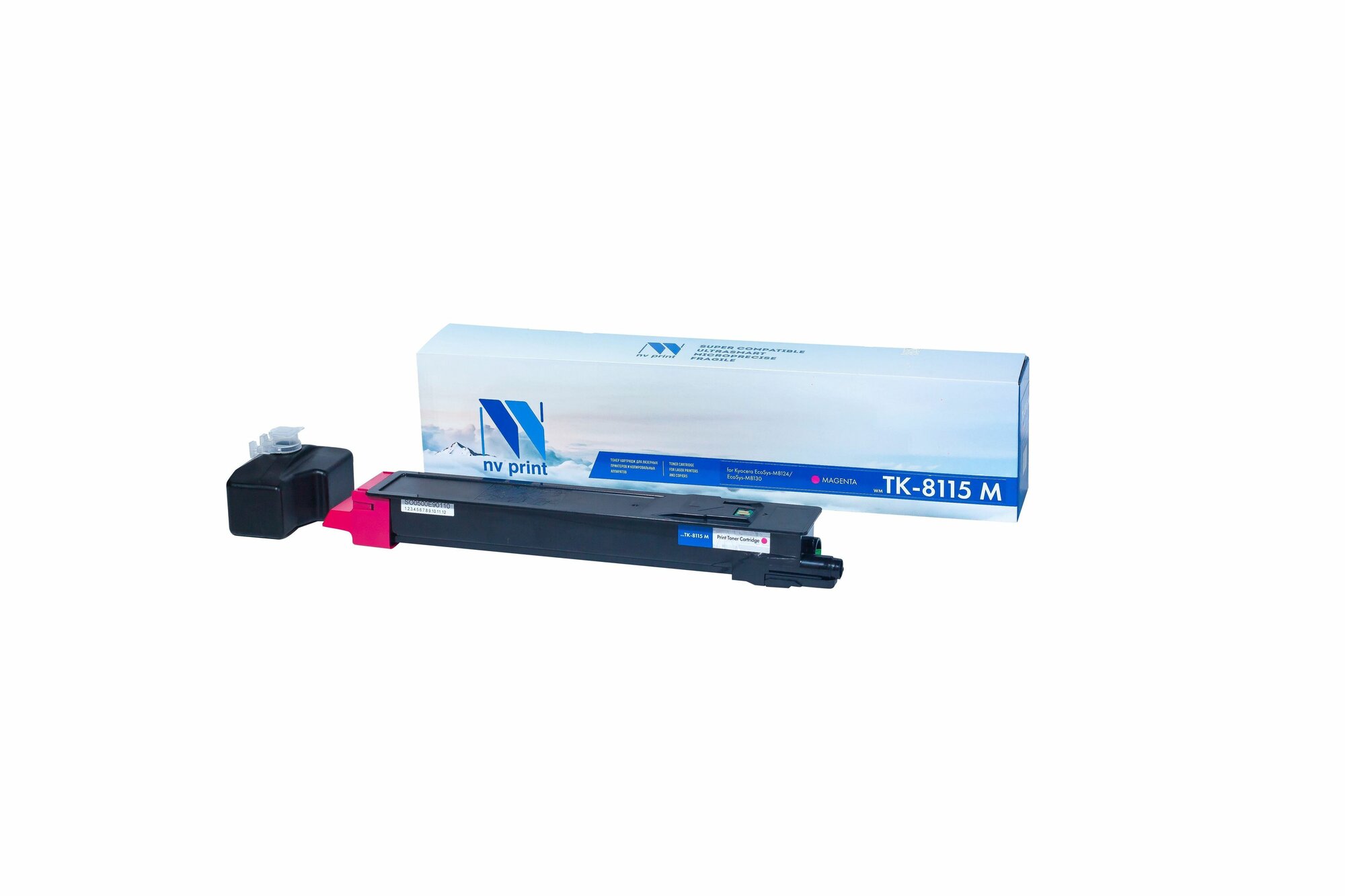 Картридж NV Print NV-TK8115M, пурпурный, 6000 страниц, совместимый для Kyocera ECOSYS M8124cidn/M8130cidn/M8124/M8130