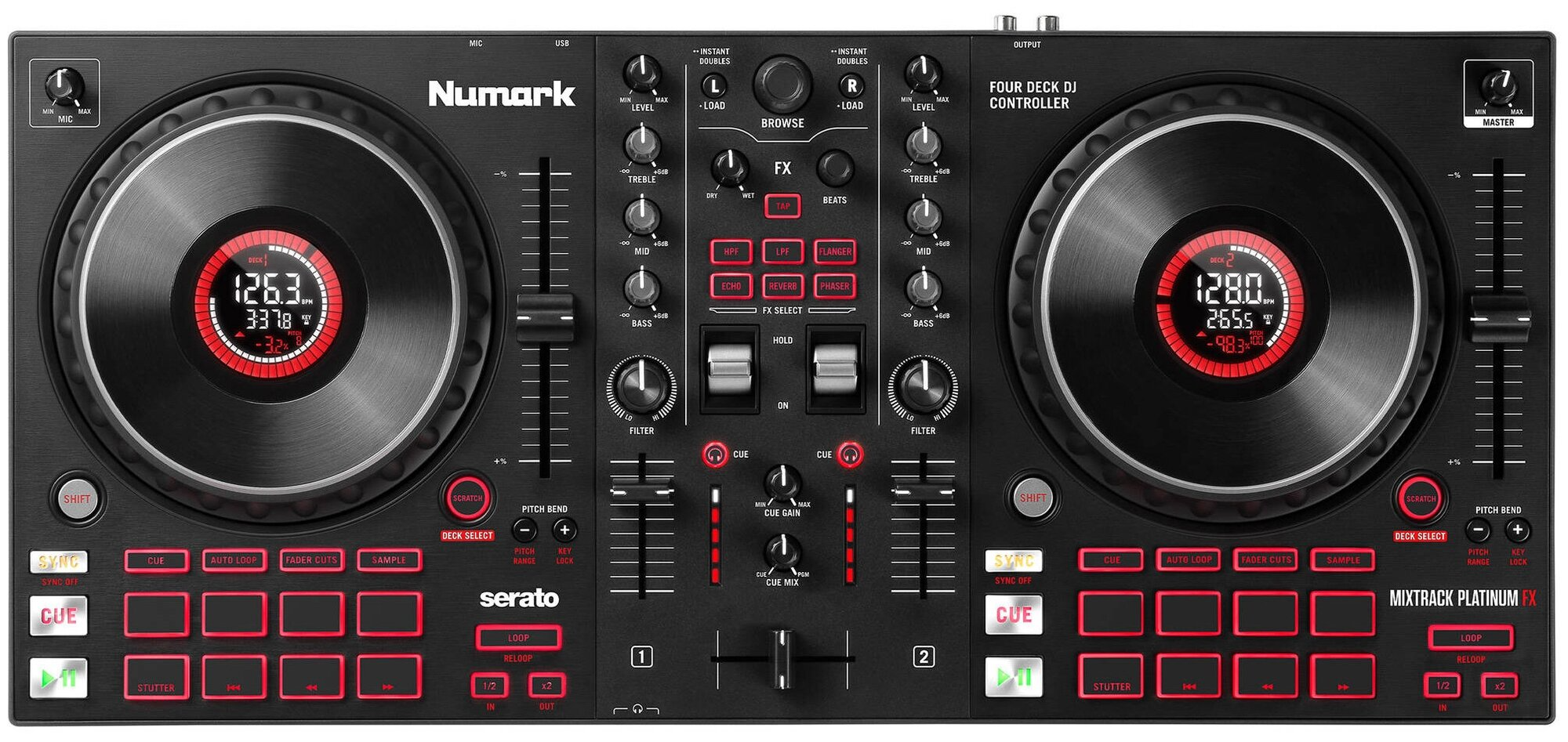 DJ контроллер NUMARK MIXTRACK PLATINUM FX