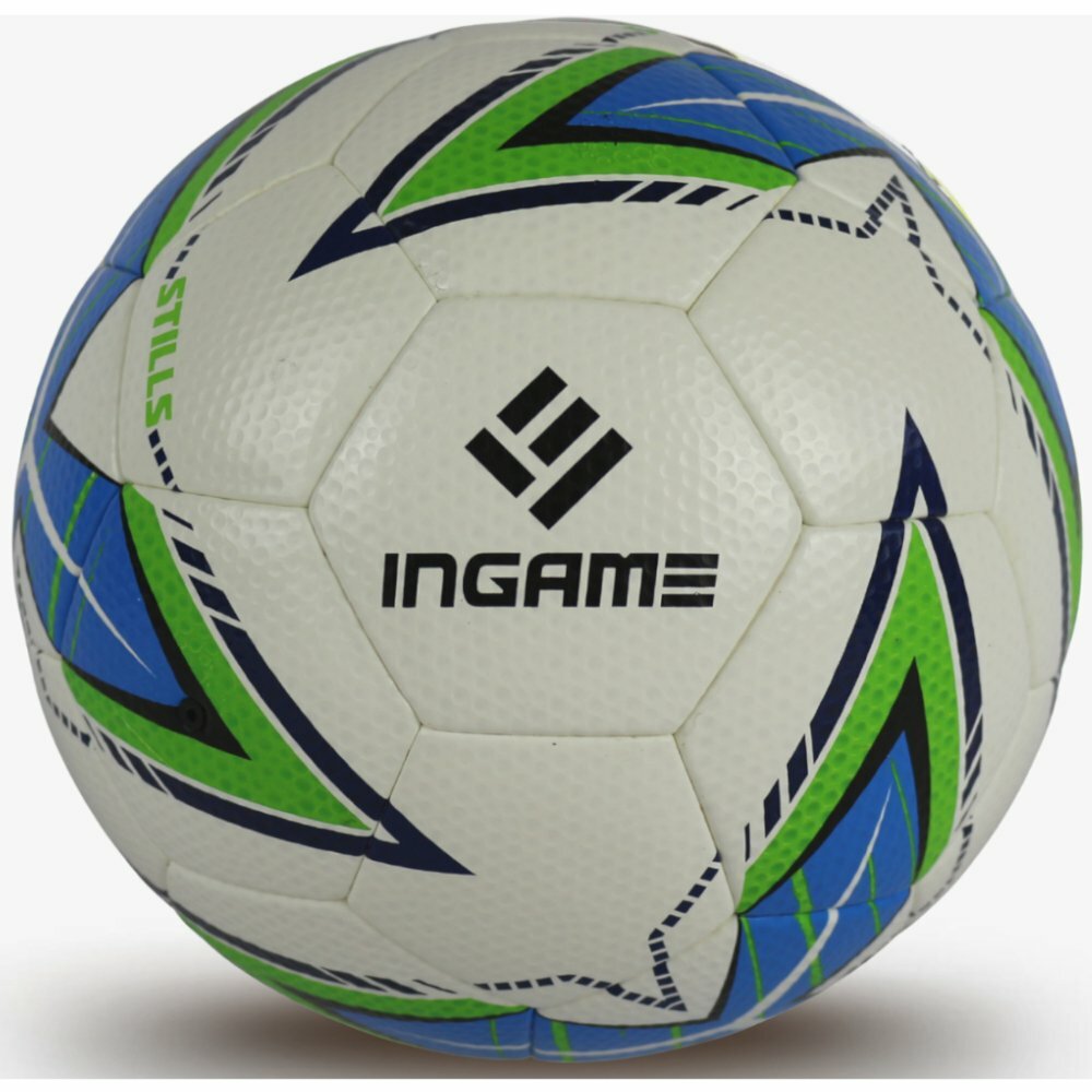 Мяч футбольный INGAME Stills, №5 (зеленый-голубой)