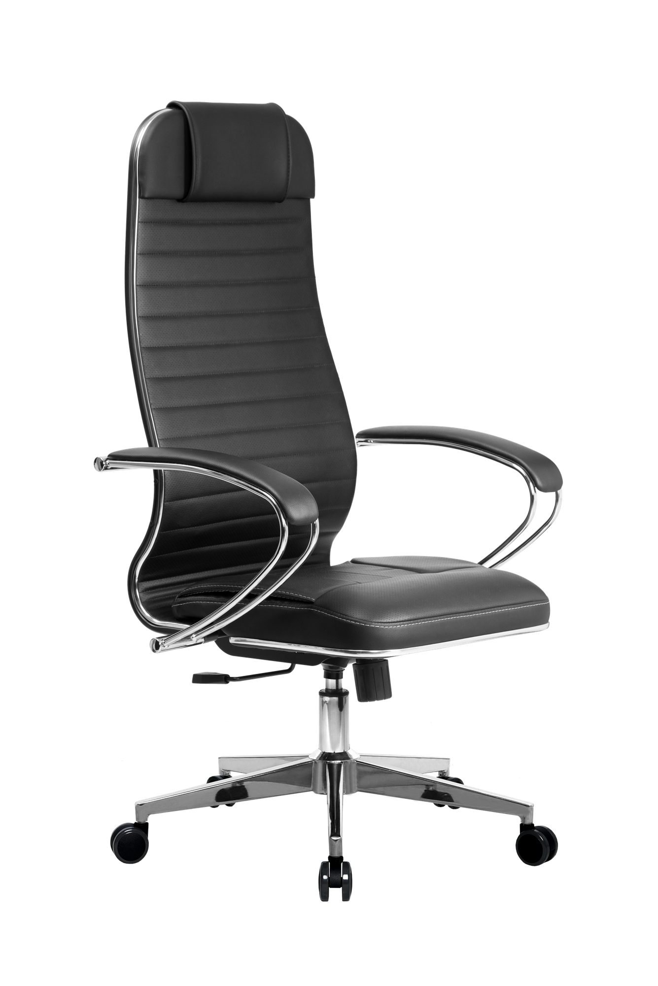 Кресло Metta К-6, 116x48x126, черное, мягкое, экокожа/текстиль, офисное кресло, компьютерное кресло, кресло самурай, кресло для дома и офиса, кресто Metta