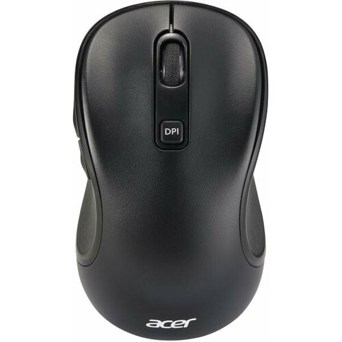 Мышь Acer OMR303 черный оптическая (1600dpi) беспроводная USB (6but) мышь dx 180 usb чёрная оптическая 800 1600dpi подходит под обе руки