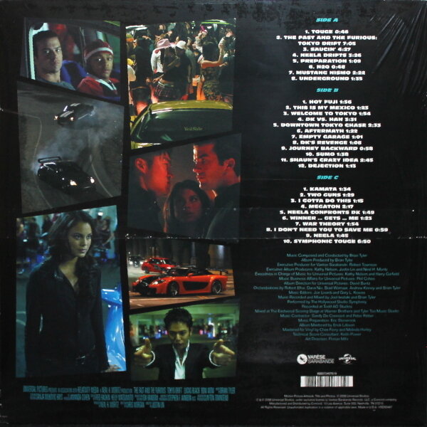 Виниловая пластинка OST, The Fast & Furious: Tokyo Drift (Brian Tyler) (0888072407619) IAO - фото №3