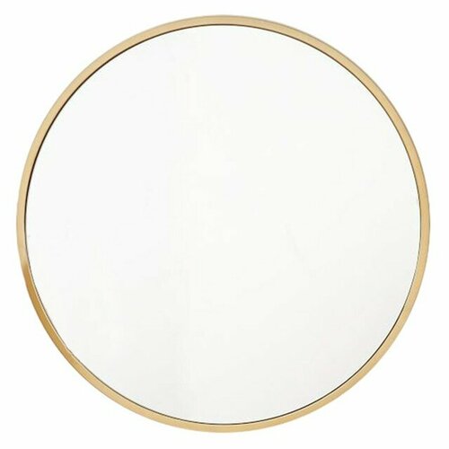 Зеркало круглое vellmar d-800мм в металлической раме золото 24621₽