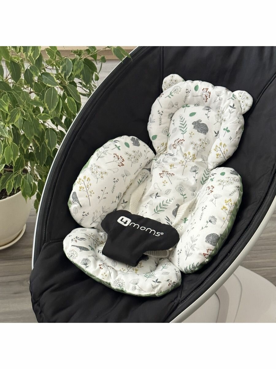 Вкладыш в шезлонг Мамару 4moms MamaRoo со зверьками