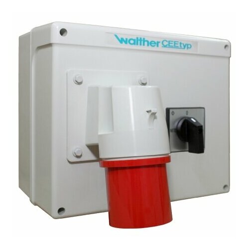 Комбинированное настенное крепление CEE-Socket IP44 68829AU – Walther – 4015609714476
