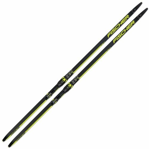 Лыжи беговые FISCHER Twin Skin Carbоn Pro Stiff IFP (желтый/черный) (197)