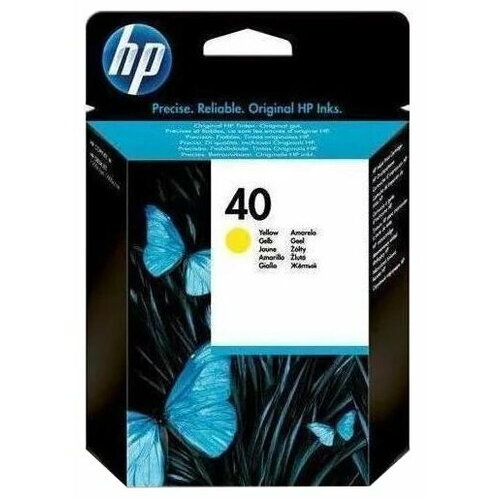 Картридж HP 40 Yellow желтый 51640YE