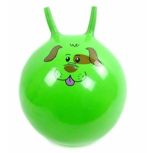 Игротрейд Мяч гимнастический Собачка, с рожками, диаметр 45 см мяч гимнастический мой маленький пони 45 см с рожками