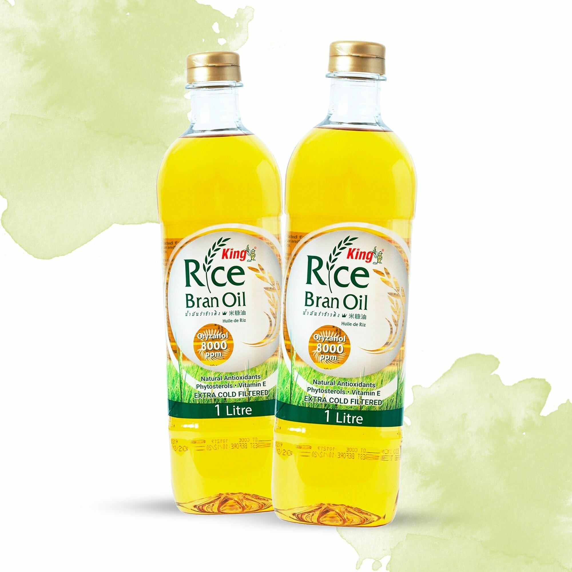 Масло рисовых отрубей KING RICE BRAN OIL, 1000 мл, 2 шт