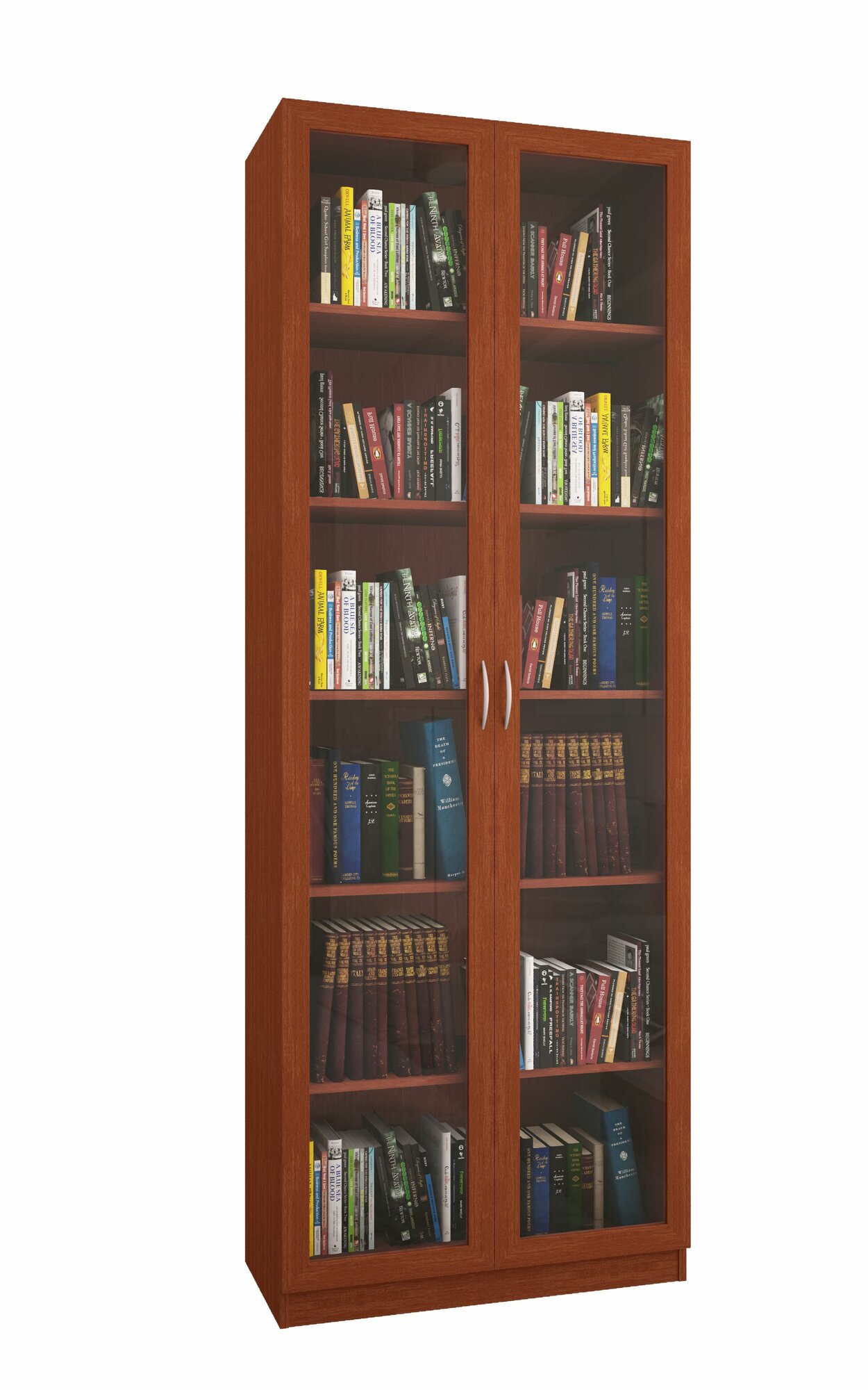 Книжный шкаф "Библиограф 2.1" 80х200х40, орех мария луиза
