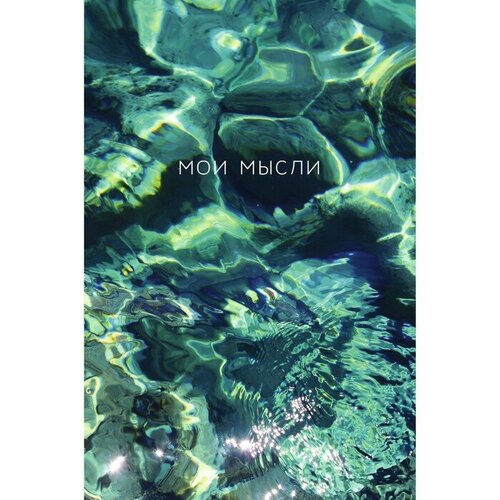 Записная книжка А5 80 листов в клетку Прозрачность твёрдая обложка глянцевая ламинация блок офсет 60гм2 456₽